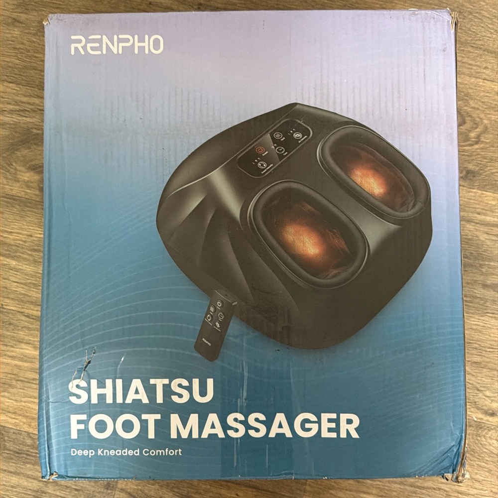 Shiatsu Foot Massager with Remote - Black